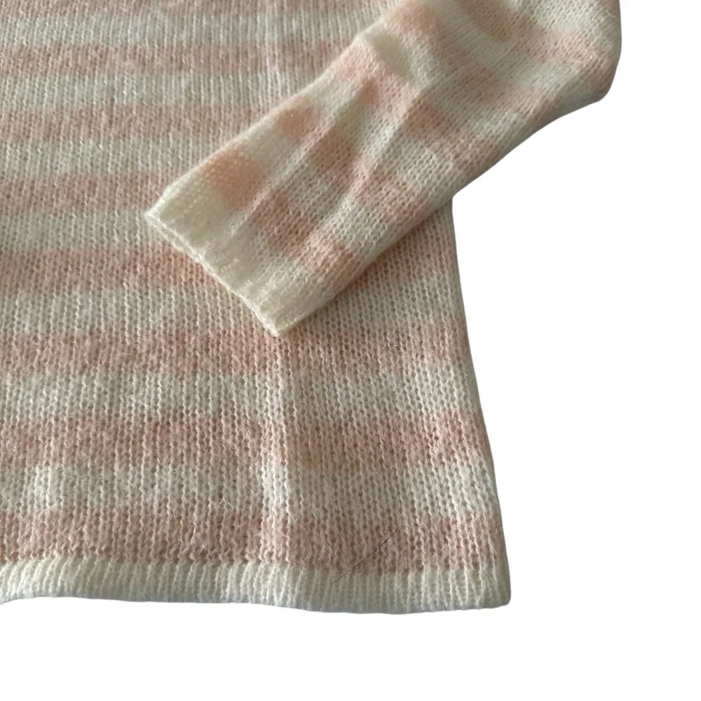 J. Crew Mohair Blend Striped Sweater Size Small